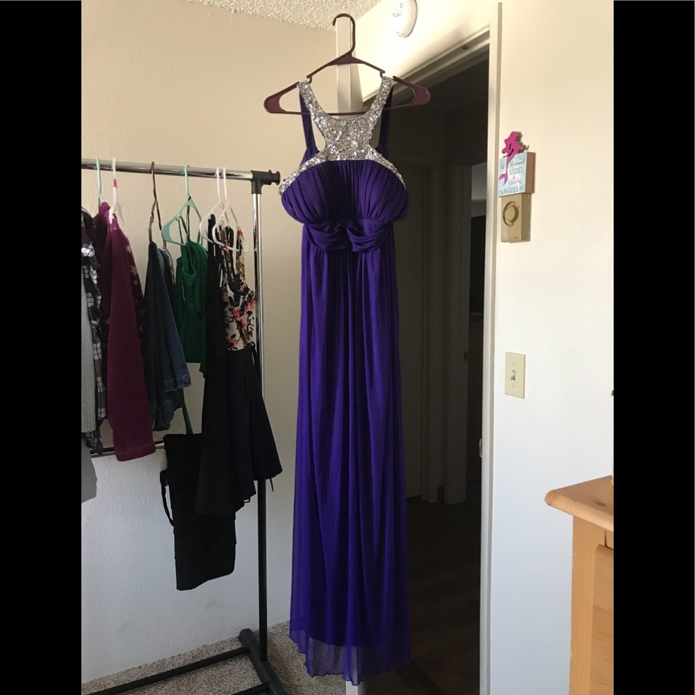 Beautiful long Purple Gown. Wore 1 time